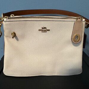 Coach Purse- Double Zip Shoulder Bag In Colorblock C0698
